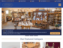 Tablet Screenshot of hemswell-antiques.com